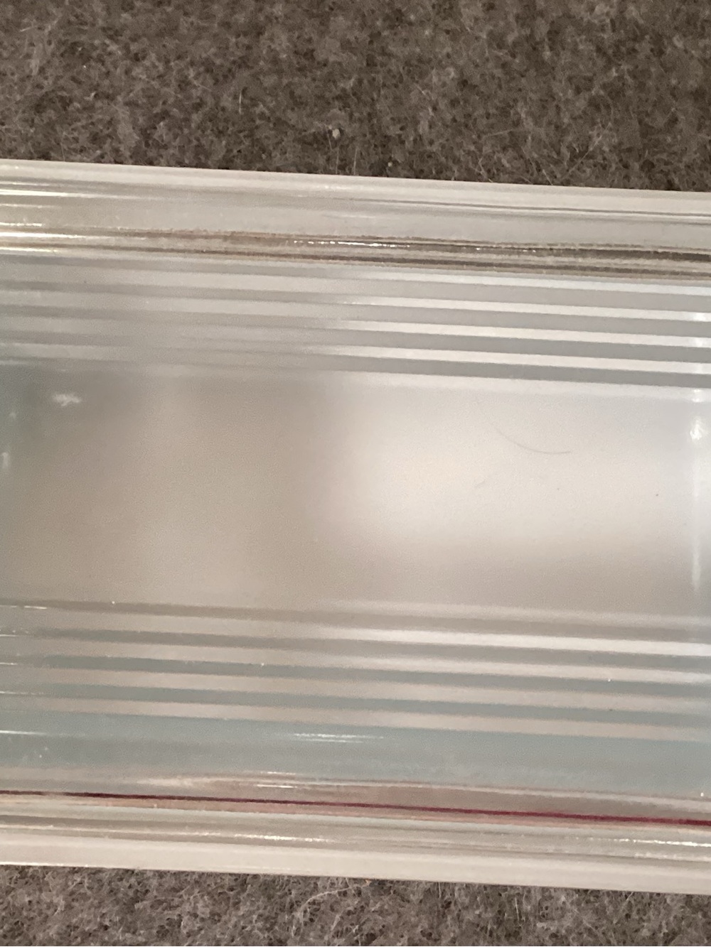 Pyrex rectangular Refrigerator Milk Glass storage Container - Picture 5 of 5